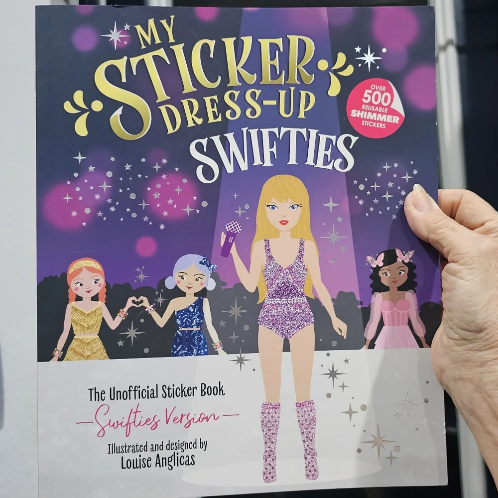 My Sticker Dress-Up Swifties Book NWT Taylor Swift L👀K 500 Fun Sparkly Stickers